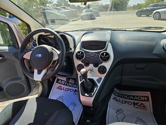 Ford Ka 1.2i-69кс= КЛИМАТРОНИК= 142.000КМ= ОБСЛУЖЕН! - автомобили, коли, обяви за нови и употребявани 12