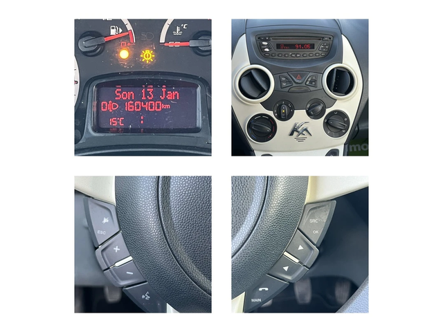 Ford Ka 1.3i 69кс  EURO 5 КЛИМАТИК - автомобили, коли, обяви за нови и употребявани 11