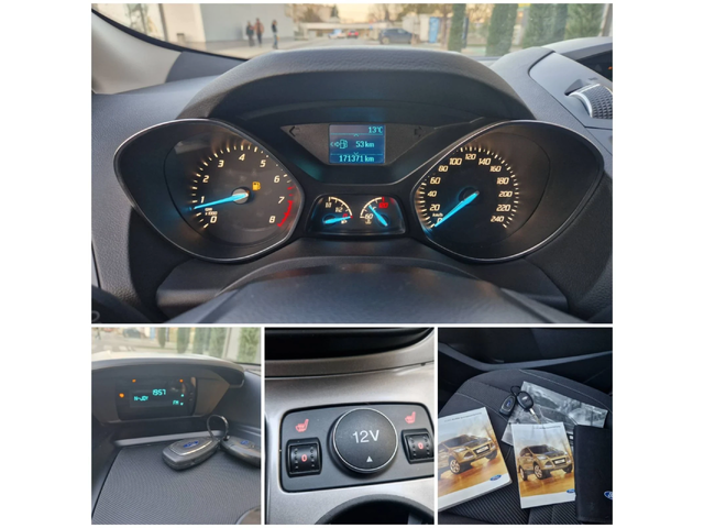 Ford Kuga 120 к.с. EURO 6 - автомобили, коли, обяви за нови и употребявани 12