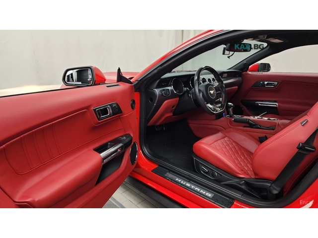 Ford Mustang 2.3* ПОДГРЕВ* ОБДУХВАНЕ* NAVI* КОЖА* - автомобили, коли, обяви за нови и употребявани 9