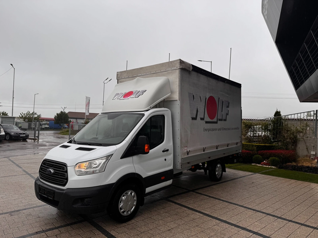 Ford Transit 2.0TDCI Щори + Падащ борд Клима Euro 6 - автомобили, коли, обяви за нови и употребявани 1