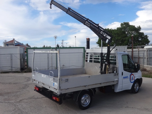 Ford Transit БОРДОВИ C KРАН#025# 1.75t/1.3m - автомобили, коли, обяви за нови и употребявани 12