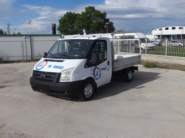 Ford Transit БОРДОВИ C KРАН#025# 1.75t/1.3m - автомобили, коли, обяви за нови и употребявани 3