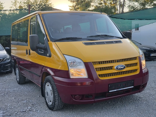 Ford Transit 2.2 TDCI 100 К.С. 9 МЕСТЕН / КЛИМАТИК / ЕВРО 5 - автомобили, коли, обяви за нови и употребявани 1