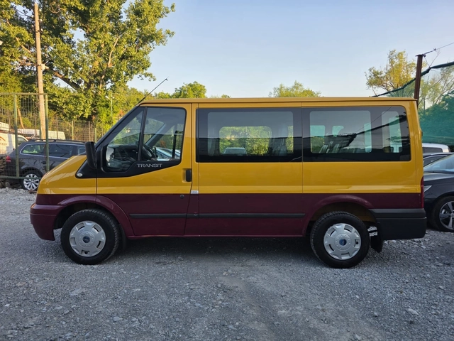Ford Transit 2.2 TDCI 100 К.С. 9 МЕСТЕН / КЛИМАТИК / ЕВРО 5 - автомобили, коли, обяви за нови и употребявани 2