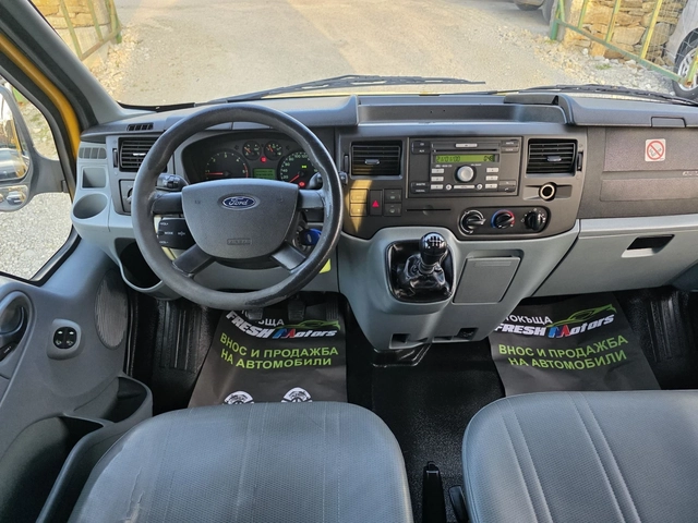 Ford Transit 2.2 TDCI 100 К.С. 9 МЕСТЕН / КЛИМАТИК / ЕВРО 5 - автомобили, коли, обяви за нови и употребявани 7