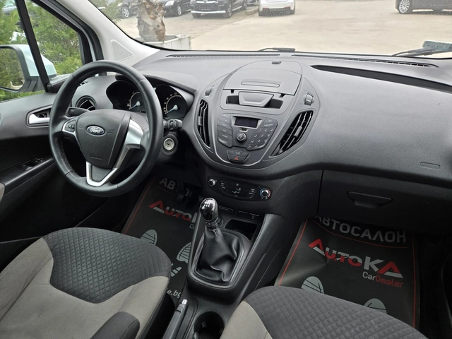 Ford Transit Courier-1.5D-95кс= ПЪТНИЧЕСКИ= EURO 6B - автомобили, коли, обяви за нови и употребявани 12