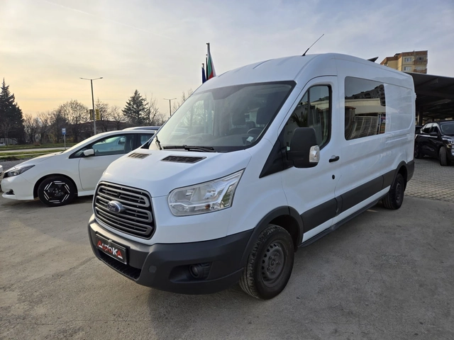 Ford Transit 2.2TDCI-155кс= 9МЕСТА+ ТОВАРНО ОТДЕЛЕНИЕ= КЛИМАТИК - автомобили, коли, обяви за нови и употребявани 5