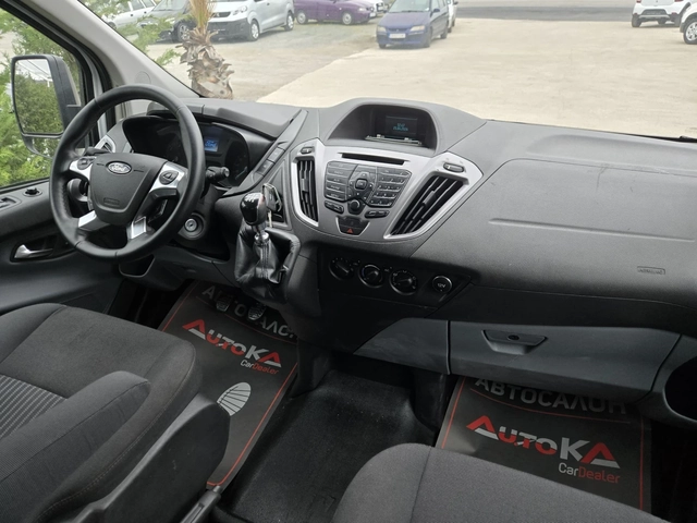 Ford Transit Custom 2.2TDCI-125кс= 8МЕСТА= КЛИМАТИК= 6ск= АВТОПИЛОТ - автомобили, коли, обяви за нови и употребявани 13