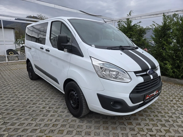 Ford Transit Custom 2.2TDCI-125кс= 8МЕСТА= КЛИМАТИК= 6ск= АВТОПИЛОТ - автомобили, коли, обяви за нови и употребявани 1