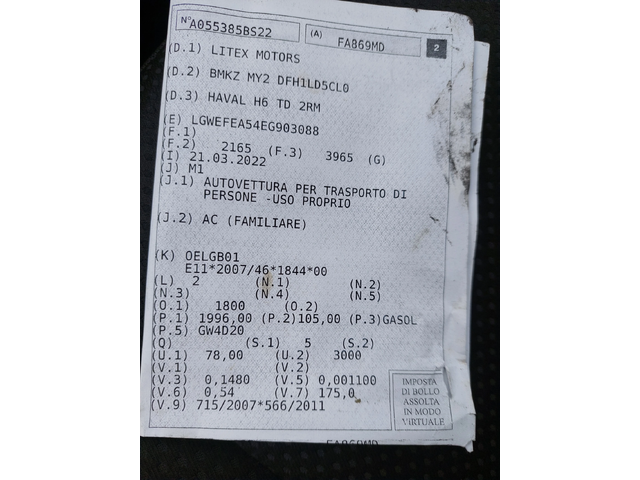 Great Wall Haval H6 2, 0D МНОГО ЗАПАЗЕН - автомобили, коли, обяви за нови и употребявани 13