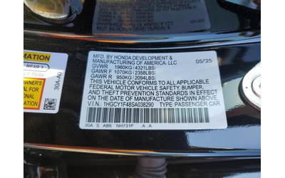 Honda Accord 1.5L 4 Front-wheel Drive - автомобили, коли, обяви за нови и употребявани 13
