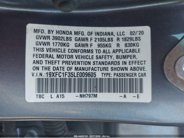 Honda Civic 1.5L I-4 DI, DOHC, VVT, TURBO, 174HP Front Wheel Drive - автомобили, коли, обяви за нови и употребявани 8