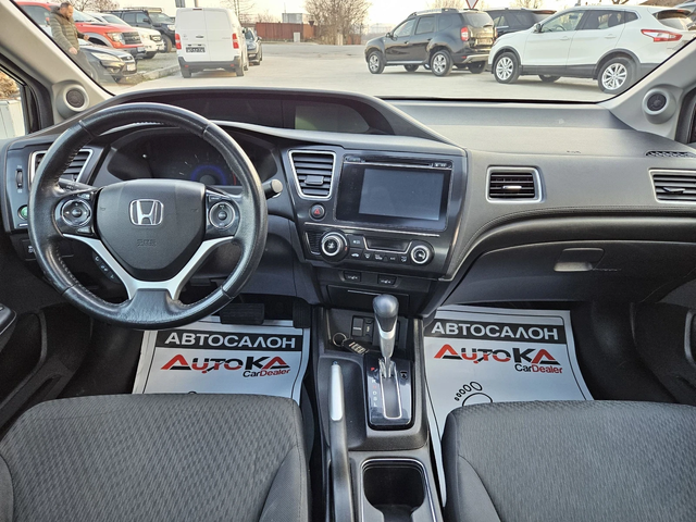 Honda Civic 1.8i-141кс= АВТОМАТ= FACELIFT= ШИБЕДАХ= КАМЕРА - автомобили, коли, обяви за нови и употребявани 11