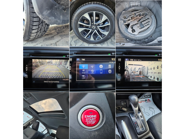 Honda Civic 1.8i-141кс= АВТОМАТ= FACELIFT= ШИБЕДАХ= КАМЕРА - автомобили, коли, обяви за нови и употребявани 16