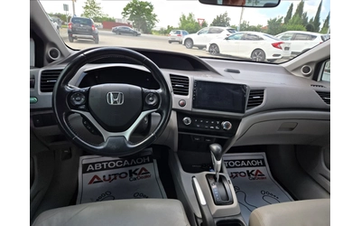 Honda Civic 1.8i-141кс= АВТОМАТ= НАВИГАЦИЯ= ПОДГРЕВ - автомобили, коли, обяви за нови и употребявани 10