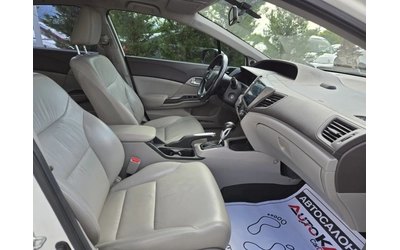 Honda Civic 1.8i-141кс= АВТОМАТ= НАВИГАЦИЯ= ПОДГРЕВ - автомобили, коли, обяви за нови и употребявани 14