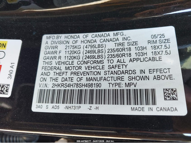 Honda Cr-v 1.5L I-4 DI, DOHC, VVT, TURBO, 190HP All Wheel Drive - автомобили, коли, обяви за нови и употребявани 8