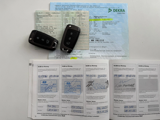 Hyundai I30 1.4I* 99к.с* 6ск* LED* СЕРВИЗНА КНИЖКА С ПЪЛНА ИСТ - автомобили, коли, обяви за нови и употребявани 15