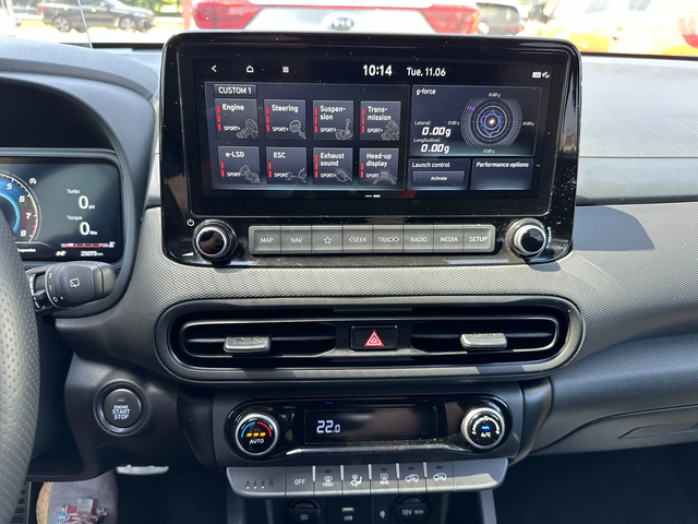 Hyundai Kona N PERFORMANCE ГАРАНЦИЯ Обдухване Head-Up 280к.с. - автомобили, коли, обяви за нови и употребявани 14