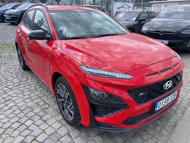 Hyundai Kona N-line/199рs/13km - автомобили, коли, обяви за нови и употребявани 0