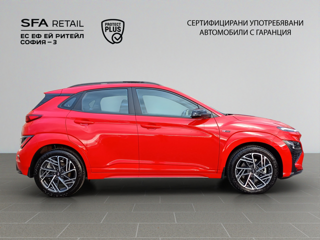 Hyundai KONA PE Exclusive N Line 1.6T 198hp DCT7 E6 - автомобили, коли, обяви за нови и употребявани 3