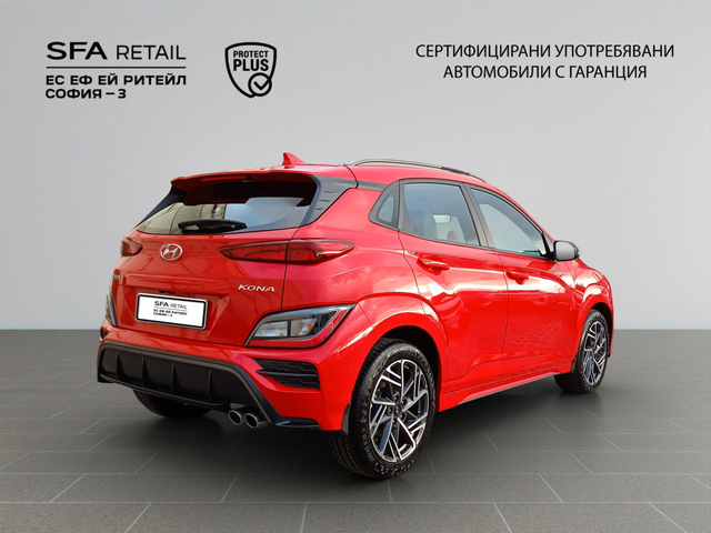Hyundai KONA PE Exclusive N Line 1.6T 198hp DCT7 E6 - автомобили, коли, обяви за нови и употребявани 4