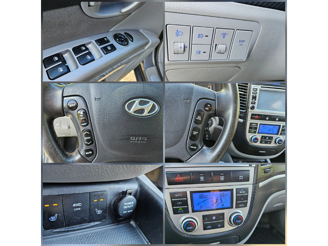 Hyundai Santa fe 2.2d 4X4/6skorosti - автомобили, коли, обяви за нови и употребявани 14