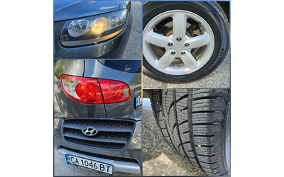 Hyundai Santa fe 2.2d 4X4/6skorosti - автомобили, коли, обяви за нови и употребявани 15