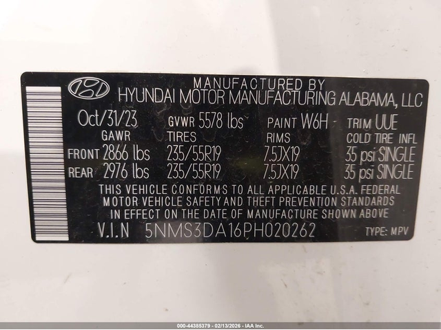 Hyundai SANTA FE HYBRID 1.6L I-4 DI, DOHC, VVT, TURBO, 178HP All Wheel Drive - автомобили, коли, обяви за нови и употребявани 8