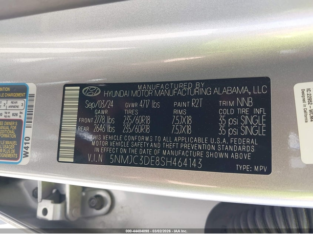 Hyundai Tucson 2.5L I-4 DI, DOHC, VVT, 187HP Front Wheel Drive - автомобили, коли, обяви за нови и употребявани 8