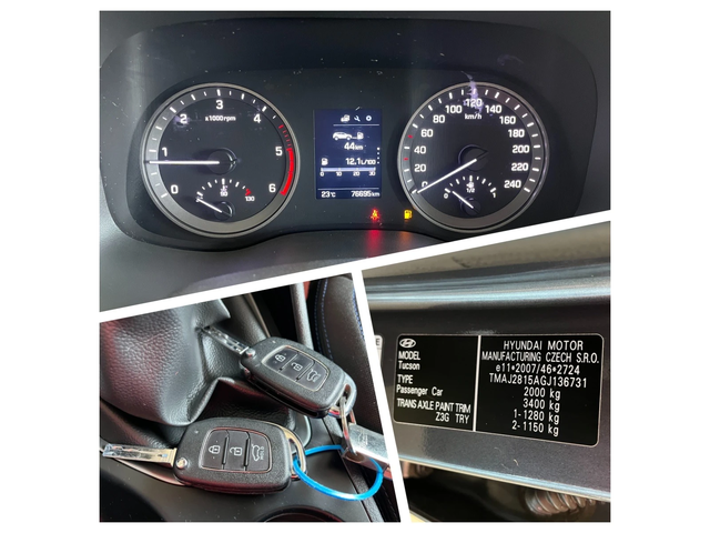 Hyundai Tucson 1.7 Diesel 76000 км!! - автомобили, коли, обяви за нови и употребявани 11