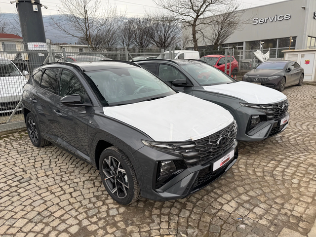 Hyundai Tucson Model-2025/Hibrid-239ps/N-line/Sitze Paket - автомобили, коли, обяви за нови и употребявани 0