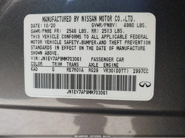 Infiniti Q50 3.0L V-6 DI, DOHC, VVT, TURBO, 300HP Rear Wheel Drive - автомобили, коли, обяви за нови и употребявани 8