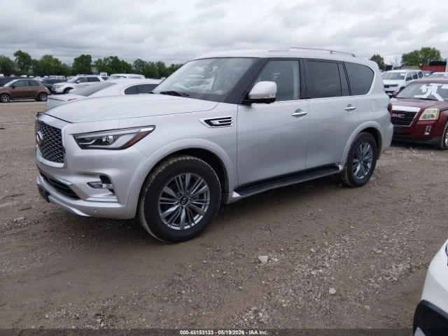 Infiniti QX80 LUXE* 5.6* КОЖА* ПОДГРЕВ* ШИБИДАХ* NAVI* LED* - автомобили, коли, обяви за нови и употребявани 1