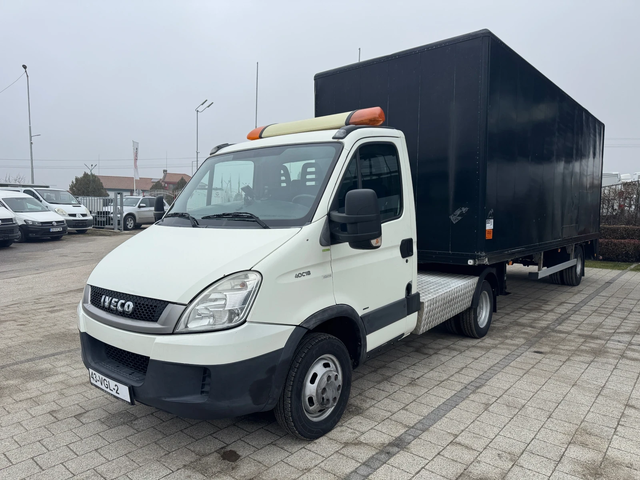 Iveco Daily 35C18 Б+ Е влекач с ремарке 6, 50м падащ борд - автомобили, коли, обяви за нови и употребявани 1