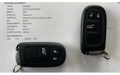 Jeep Cherokee 2.0mjt LIMITED - автомобили, коли, обяви за нови и употребявани 15