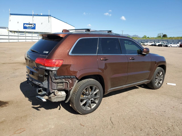 Jeep Grand cherokee SUMMIT Кафява кожа Телевизори - автомобили, коли, обяви за нови и употребявани 4