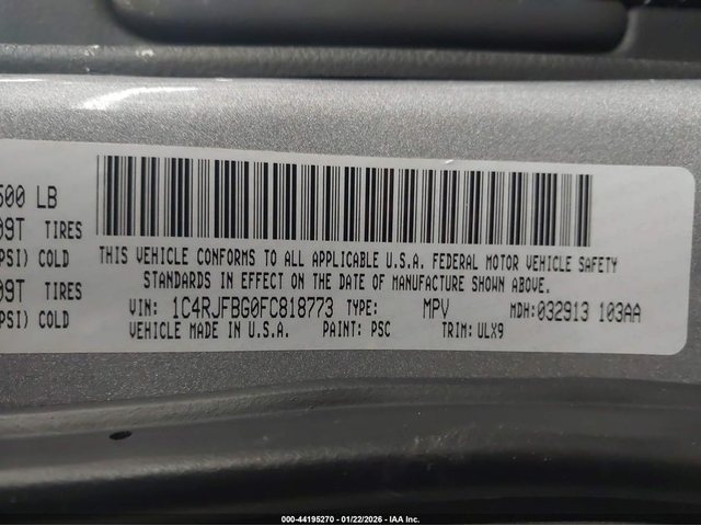 Jeep Grand cherokee 3.6L V-6 DOHC, VVT, 290HP 4X4 Drive - автомобили, коли, обяви за нови и употребявани 8