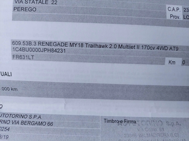 Jeep Renegade 2,0d 170ps 4x4 AUTOMATIC - автомобили, коли, обяви за нови и употребявани 13