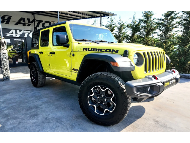 Jeep Wrangler RUBICON 3.6I TURBO КАБРИО 9000КМ ЛИЗИНГ 100% - автомобили, коли, обяви за нови и употребявани 0