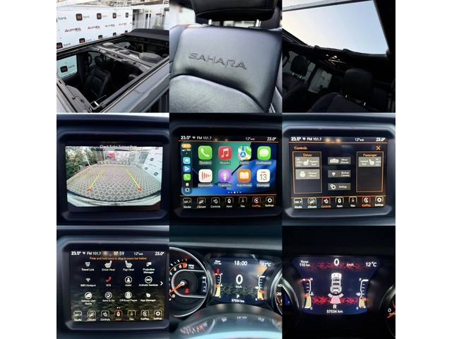 Jeep Wrangler 3.6i-290кс= 57.000KM= SAHARA= DOBINSONS= FULL - автомобили, коли, обяви за нови и употребявани 15