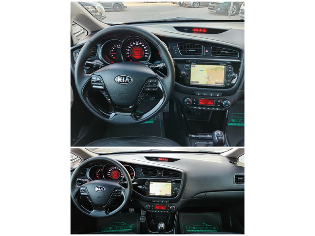 Kia Ceed 1.4CRDI-90к.с/НАВИГАЦИЯ/КАМЕРА/КОЖА/ПАНОРАМА!!! - автомобили, коли, обяви за нови и употребявани 10