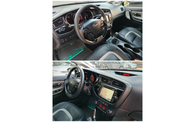 Kia Ceed 1.4CRDI-90к.с/НАВИГАЦИЯ/КАМЕРА/КОЖА/ПАНОРАМА!!! - автомобили, коли, обяви за нови и употребявани 8