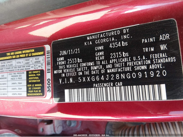 Kia K5 1.6L I-4 DI, DOHC, VVT, TURBO, 180HP Front Wheel Drive - автомобили, коли, обяви за нови и употребявани 8