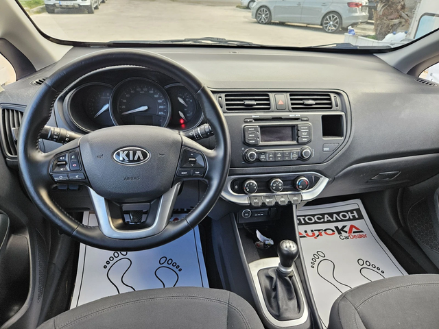 Kia Rio 1.2I-85кс= ФАБРИЧНА ГАЗ= ΕURO 5Β - автомобили, коли, обяви за нови и употребявани 10