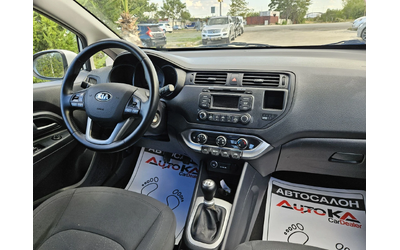 Kia Rio 1.2I-85кс= ФАБРИЧНА ГАЗ= ΕURO 5Β - автомобили, коли, обяви за нови и употребявани 12