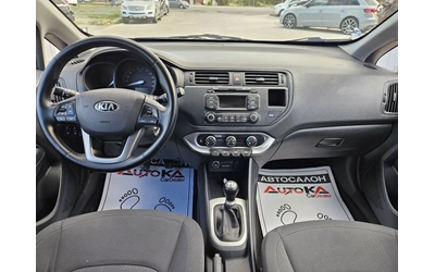 Kia Rio 1.2I-85кс= ФАБРИЧНА ГАЗ= EURO 5 - автомобили, коли, обяви за нови и употребявани 11
