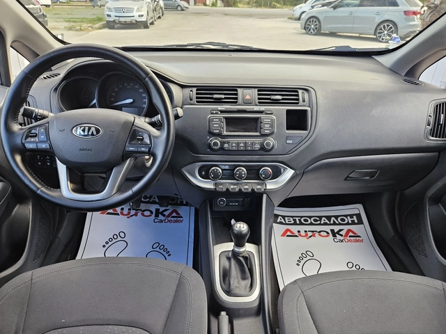 Kia Rio 1.2I-85кс= ФАБРИЧНА ГАЗ= EURO 5 - автомобили, коли, обяви за нови и употребявани 11