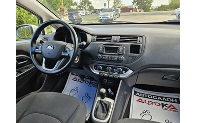 Kia Rio 1.2I-85кс= ФАБРИЧНА ГАЗ= EURO 5 - автомобили, коли, обяви за нови и употребявани 12